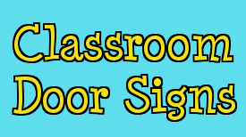 Classroom Door Signs