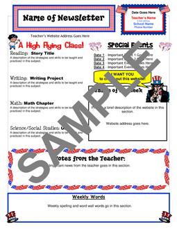 Teacher Newsletter Templates on Readmore About Our Newsletter Templates Here