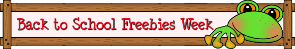 Back To School Freebies Week