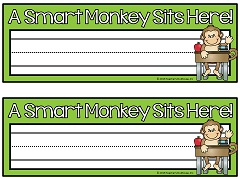 Monkey Classroom Decor, Monkey Theme by Teacher's Clubhouse